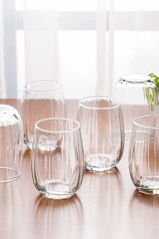 6 Waterglazen - 38 cl