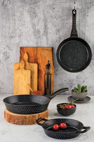 3 poêles en granite - 20/24/28 cm