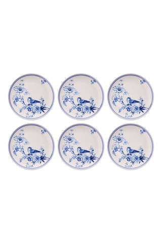 6 Platte Keramische Borden - 25,5 x 25,5 x 2,5 cm