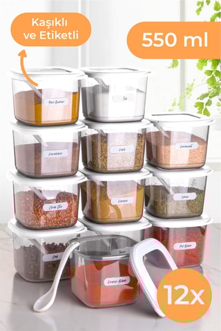 12 boîtes de conservation 0,55 l