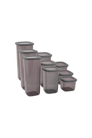 9 boîtes de conservation en plastique sans BPA - 55 à 175 cl