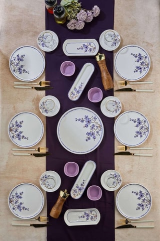 Keramisch Servies - 21-delig