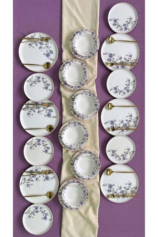 Keramisch Servies - 24-delig