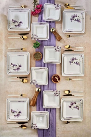 Keramisch Servies - 24-Delig