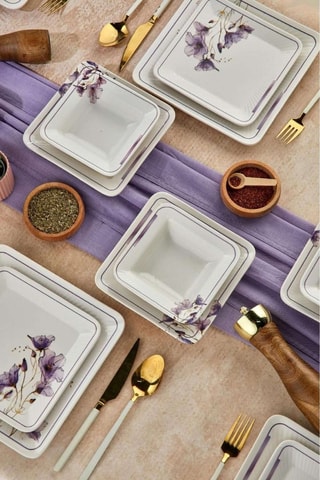 Keramisch Servies - 24-Delig