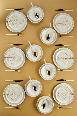 Keramisch Servies - 24-Delig