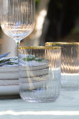 4 waterglazen - 35 cl