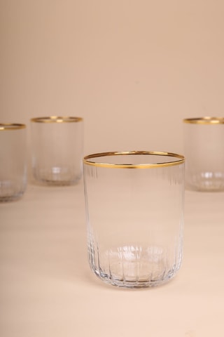 4 waterglazen - 35 cl