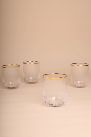 4 waterglazen - 35 cl