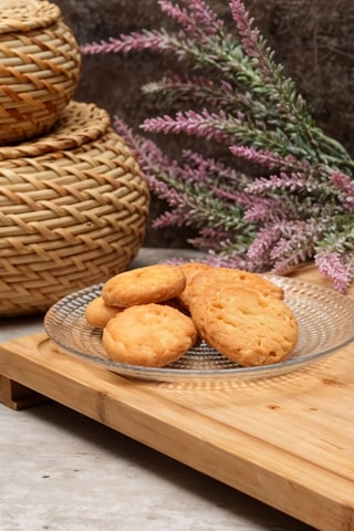 6 Vierkante Platte Borden - 15 x 15 x 1,5 cm