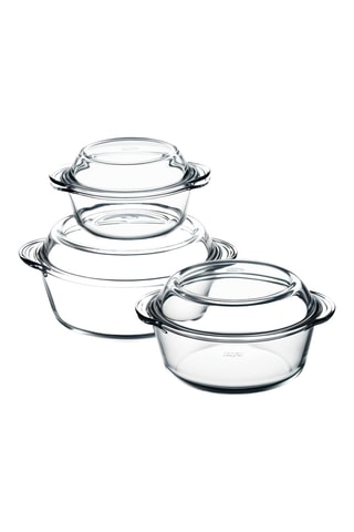 3 plats à four - 19 x 15,9/21,8 x 18,7 et 25,1 x 22 cm