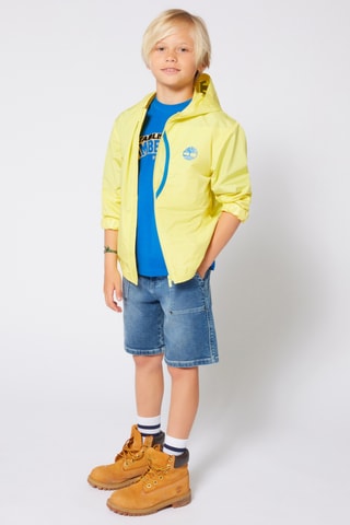 Giacca a vento con cappuccio - Giallo