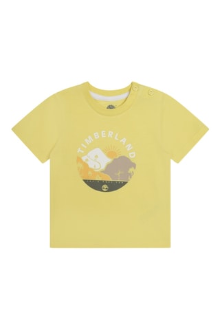 T-shirt in cotone bio - Giallo - Timberland