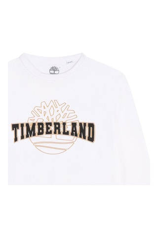 T-shirt in cotone bio - Bianco - Timberland 