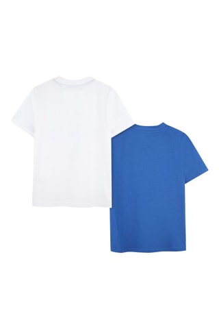 2 t-shirt - Bianco e blu
