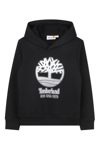 Felpa con cappuccio - Nero