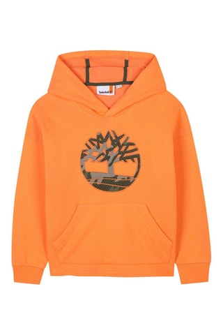 Felpa con cappuccio - Arancione