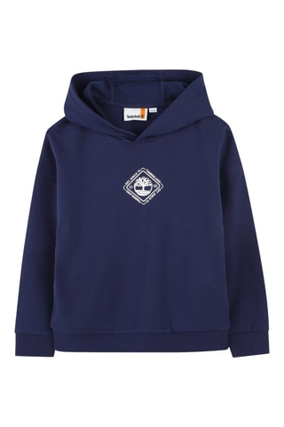 Felpa con cappuccio - Blu