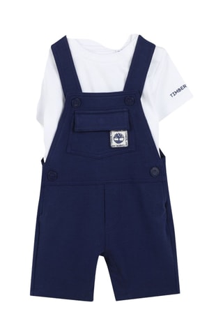 T-shirt e salopette - Bianco