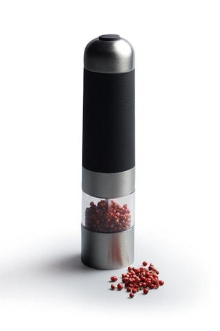 Elektrische Roestvrijstalen Peper- en Zoutmolen - 22 cm