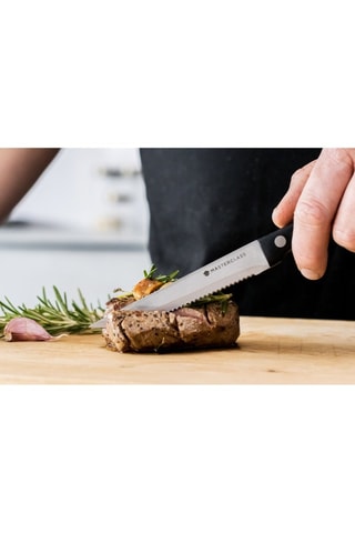 6 facas de bife em aço inoxidável - 23,3 cm