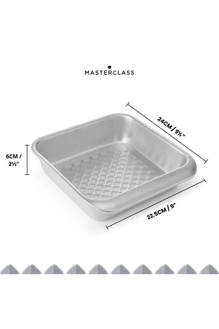 Patisserieplaat - 24,1 x 22,3 x 5,7 cm