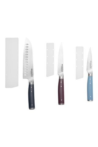 3 facas em aço inoxidável - KitchenAid