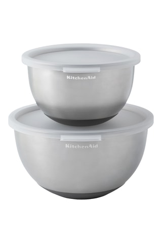 2 Roestvrijstalen slakommen- 22,6 cm - Kitchenaid