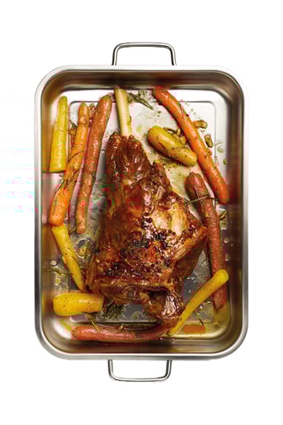 Roestvrijstalen ovenschaal - 37 x 27 cm - MasterClass