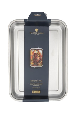 Roestvrijstalen ovenschaal - 37 x 27 cm - MasterClass