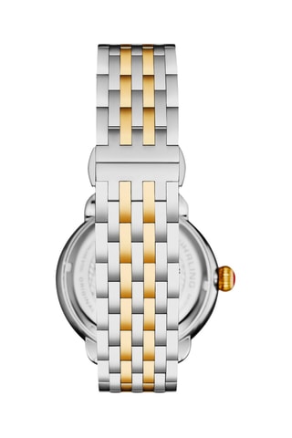 Montre à quartz en acier - Argenté et doré rose