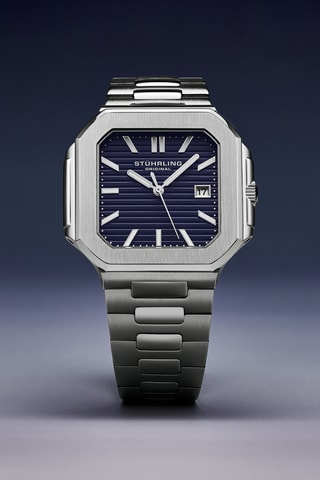 Montre à quartz en acier - Argenté