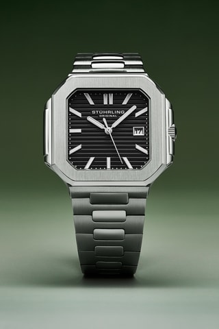 Montre à quartz en acier - Argenté