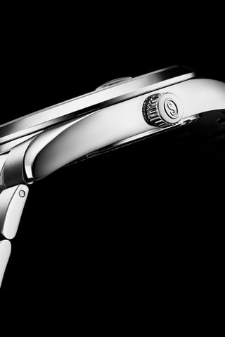 Montre à quartz en acier - Argenté