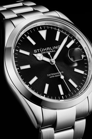 Montre à quartz en acier - Argenté