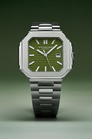 Montre à quartz en acier - Argenté