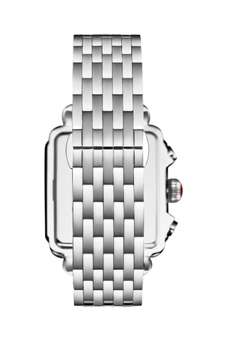 Montre à quartz en acier - Chronographe - Argenté