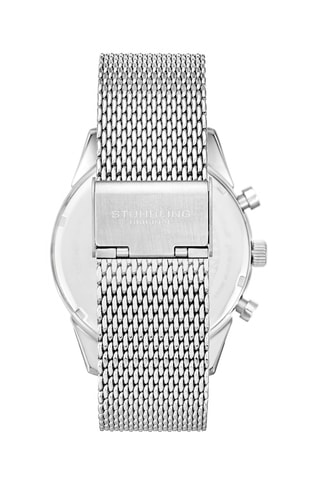 Montre à quartz en acier - Chronographe et tachymètre - Vert