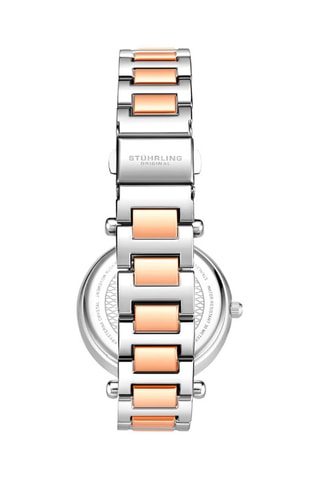 Montre à quartz Symphony - Argenté et doré rose