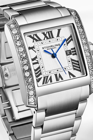 Montre à quartz en acier - Argenté