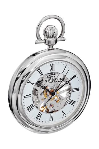 Montre gousset mécanique en acier Legacy - Argenté