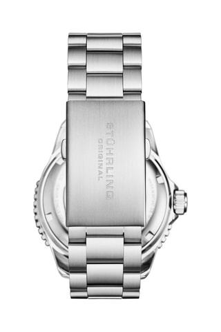 Montre automatique en acier - Argenté et noir - Stuhrling