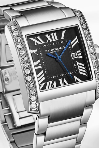 Montre à quartz en acier - Argenté