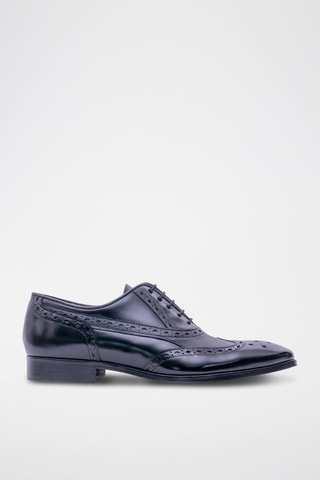 Richelieus en cuir Bampton  - Noir