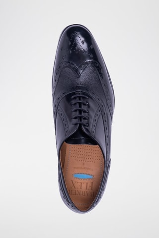 Richelieus en cuir Bampton  - Noir