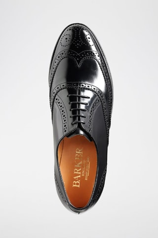 Richelieus en cuir verni Albert  - Noir