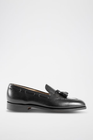 Slippers de piel bovina Pevensey  - Negro