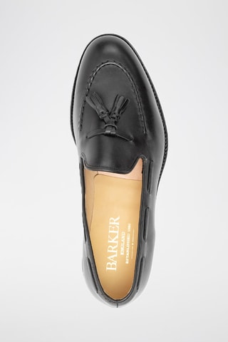 Slippers de piel bovina Pevensey  - Negro