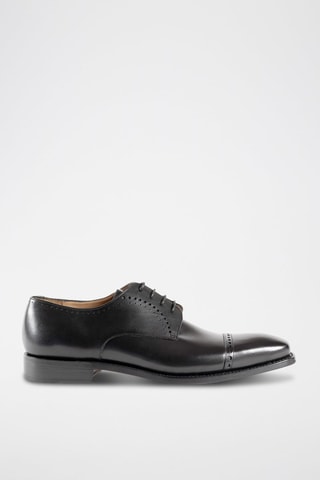 Derbies de piel bovina Noah  - Negro