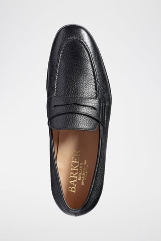 Mocasines de piel de ciervo Ledley  - Negro